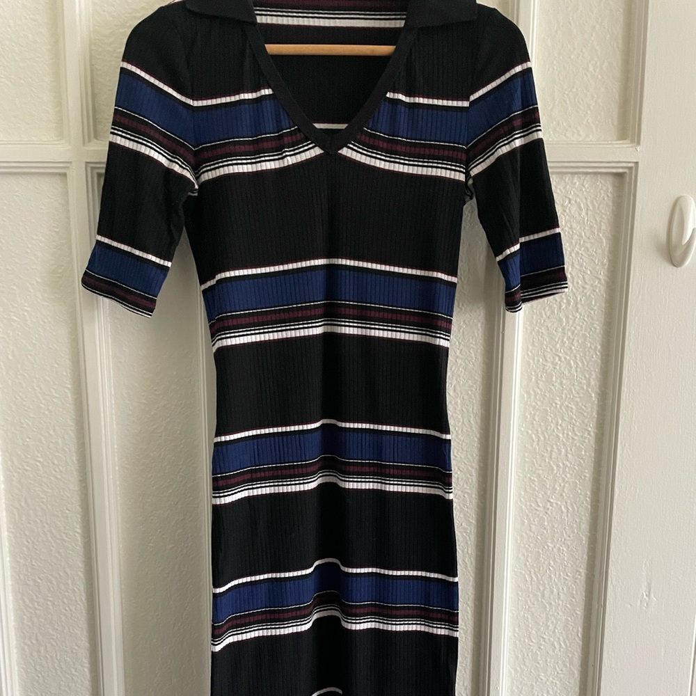 Ribbed Midi Dress